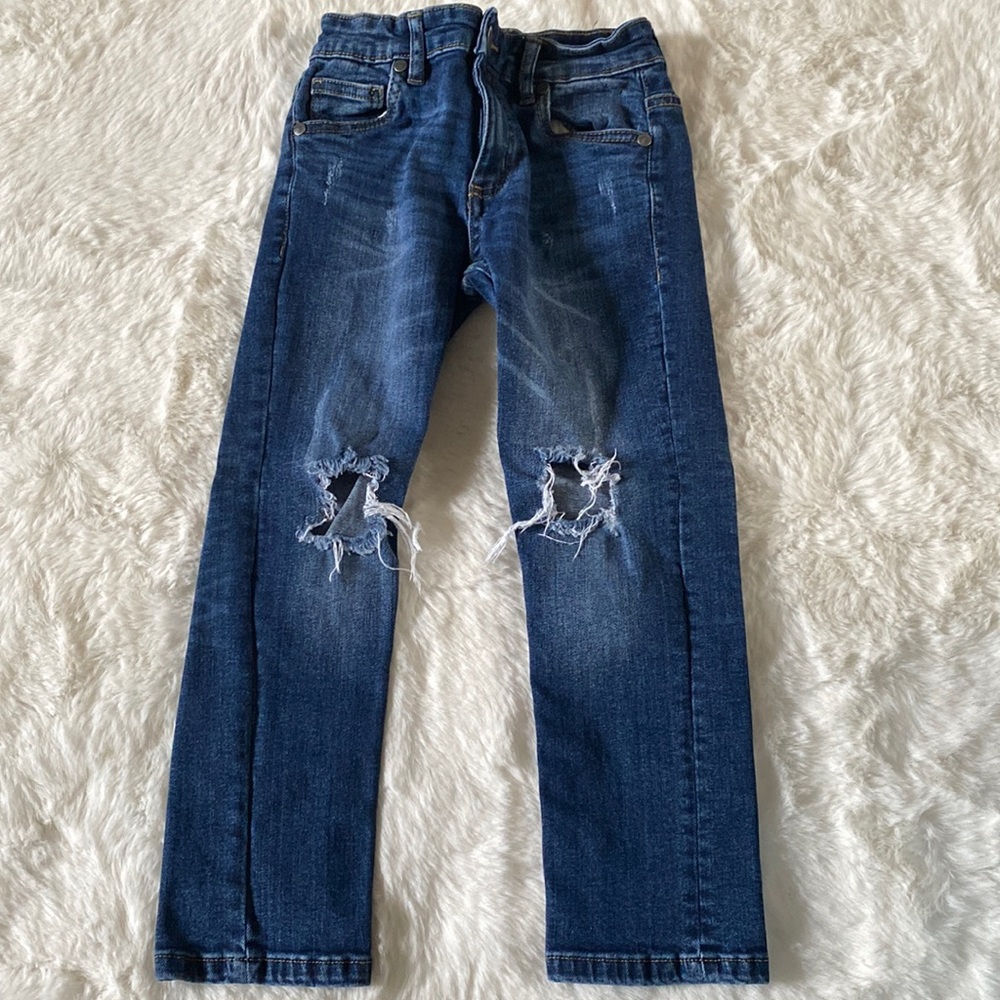 Girls Ripped Jeans Size 7